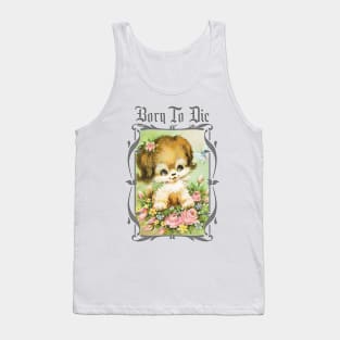 Born To Die / Existentialist Meme Design Tank Top